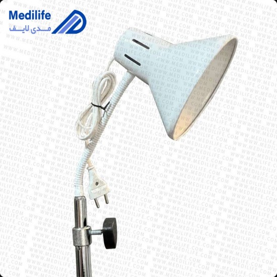 چراغ معاینه ساده مادون قرمز دیمر دار با پایه متحرک چراغ معاینه ساده مادون قرمز دیمر دار با پایه متحرک