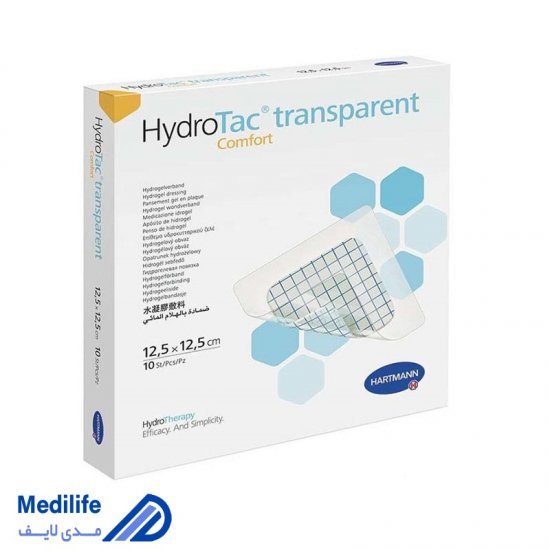 پانسمان هیدروتک شفاف کامفورت چسب دار هارتمن ۱۰×۶.۵ سانتی متر  HydroTac Transparent Comfort