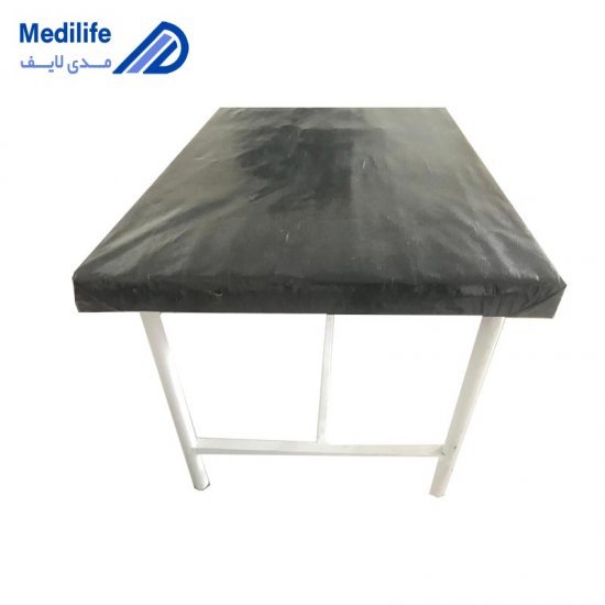 تخت معاینه و تزریقات پایه ثابت عرض ۶۰ دارای میله رول تخت معاینه و تزریقات پایه ثابت عرض ۶۰ دارای میله رول