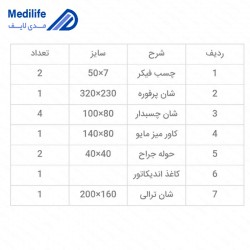 پک جراحی یکبار مصرف مغز و اعصاب استریل پک جراحی یکبار مصرف مغز و اعصاب استریل