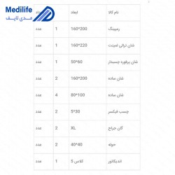 پک جراحی یکبار مصرف رادیولوژی استریل پک جراحی یکبار مصرف رادیولوژی استریل