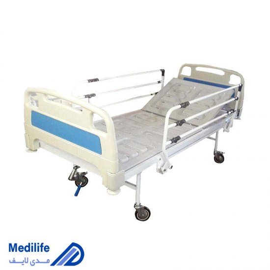 تخت بیمارستانی مکانیکی یک شکن با تنظیم ارتفاع ABS