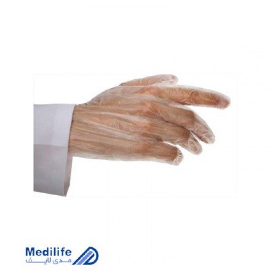 دستکش نایلونی یکبار مصرف نانو پلاست راد