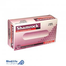 دستکش لاتکس Shamrock بدون پودر دستکش لاتکس Shamrock بدون پودر