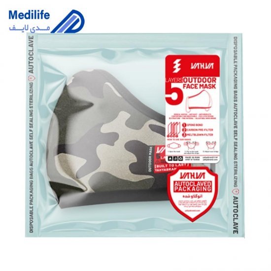 ماسک شش لایه استریل یحیی چریکی رنگ روشن ماسک شش لایه استریل یحیی چریکی رنگ روشن