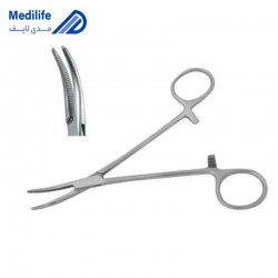 پنس موسکیتو منحنی ۱۲ سانتی متر استیل پنس موسکیتو منحنی ۱۲ سانتی متر استیل