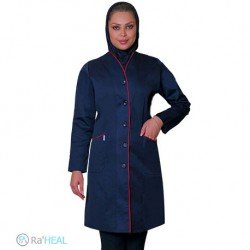 روپوش سرمه ای درمانی کد 504 روپوش سرمه ای درمانی کد 504